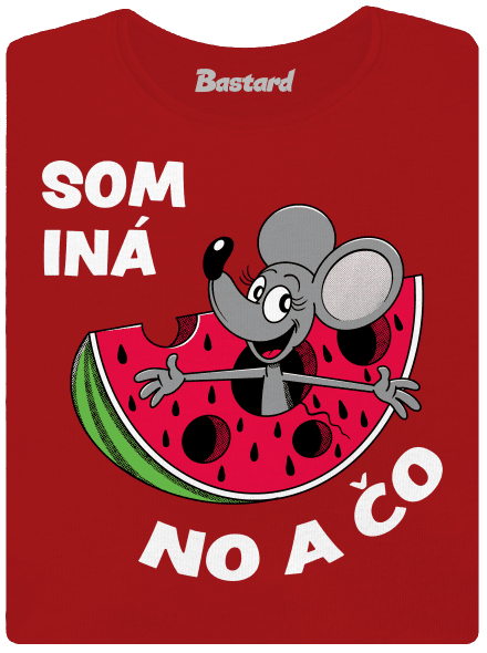 Som iná dámske tričko Red Mal