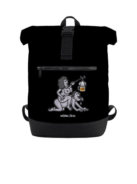 Múdra žena batoh Black