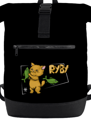 Mačací horoskop: Ryby batoh Black