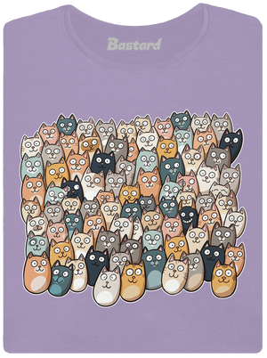 Nájdi čerta dámske tričko s lemom Lavender