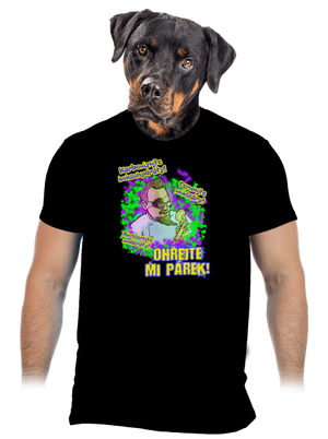 Ohřejte mi párek pánske tričko Black