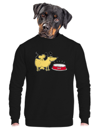 unisex mikina bez kapucne