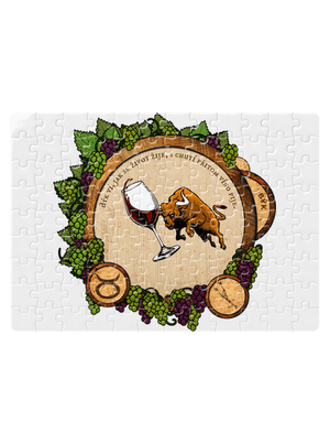 Vínny horoskop: Býk puzzle White