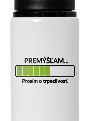 Premýšľam flaša na vodu White