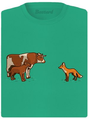 Vůl, pes a vulpes dámske športové tričko Mint Mal