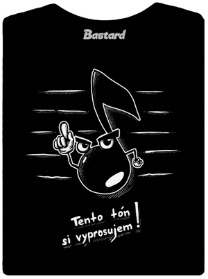 Tón dámske tričko Black