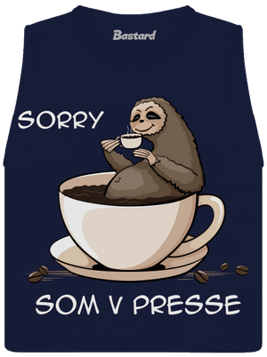 V presse dámske tielko voľné Navy