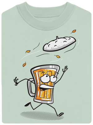 Čiapka unisex mikina bez kapucne Blush Mint