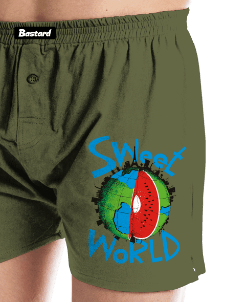 Sweet World pánske trenky Khaki
