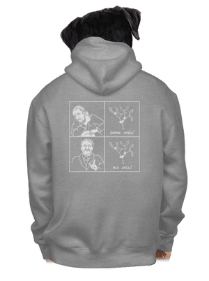 Cimrman: Copak jmelí pánska mikina na zips Light Melange