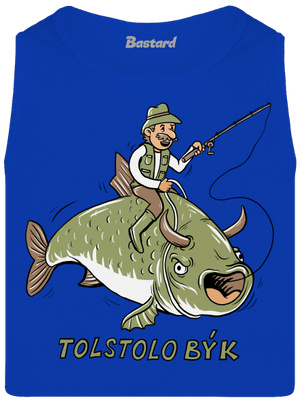 Tolstolobýk pánske tielko Royal Blue