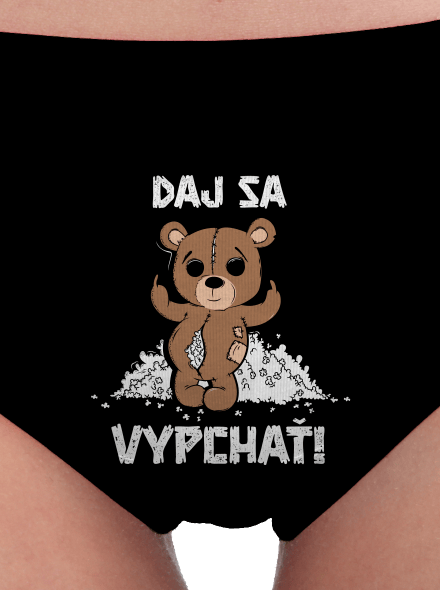 Jdi se vycpat dámske nohavičky Black