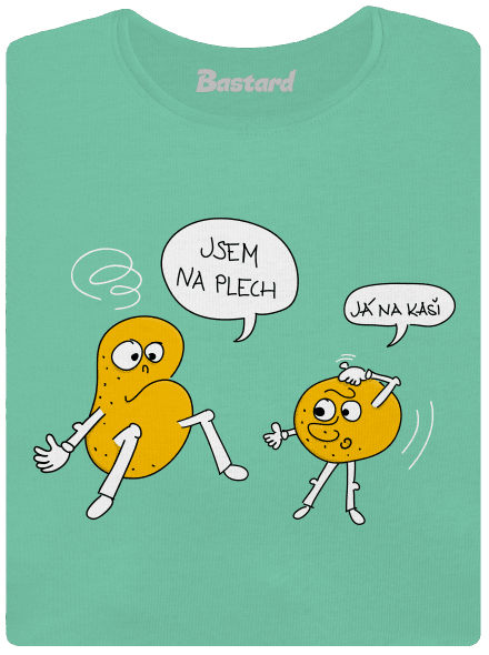 Opité zemiaky dámske tričko prémium Mint Mal