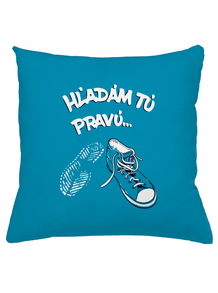 Hľadám tú pravú vankúš Blue Turquoise