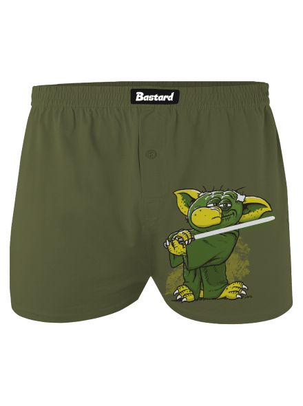 Yoda v rákosí pánske trenky Khaki