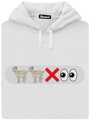 Emoji dámska mikina klokanka White