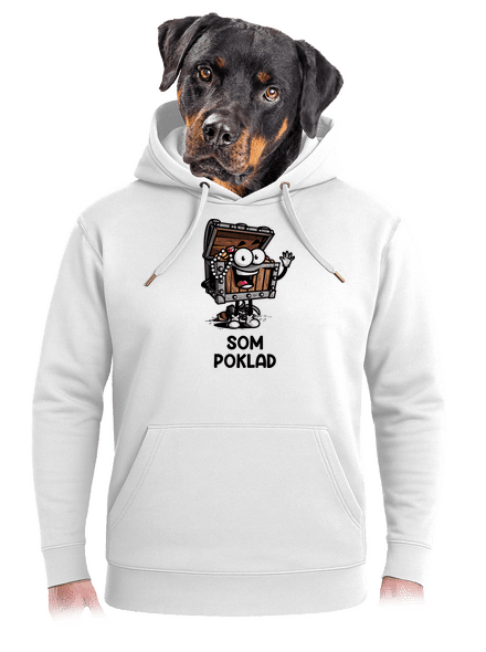 Som poklad unisex mikina premium Snowwhite