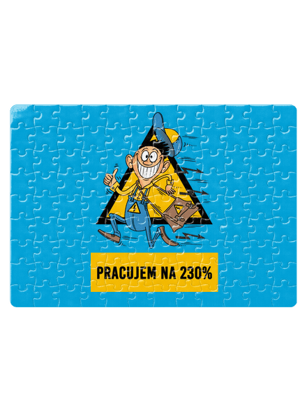 Pracujem na 230% puzzle White