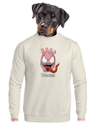 unisex mikina bez kapucne