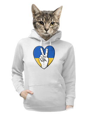 dámska mikina klokanka