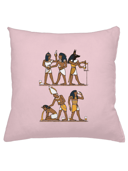 Egyptská párty vankúš Light Pink