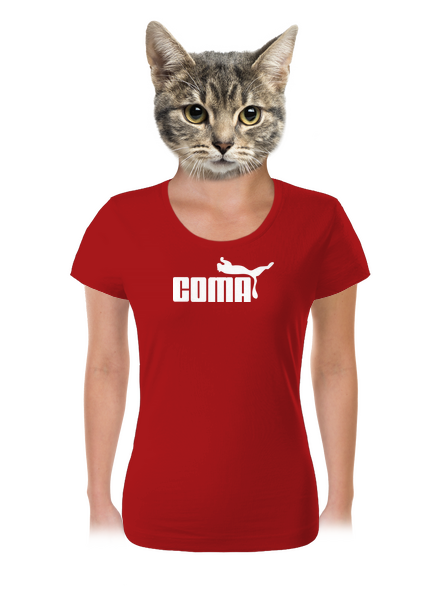 Coma dámske tričko Red Mal