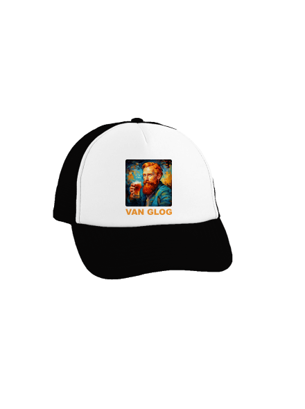 Van Glog šiltovka truckerka Black cap