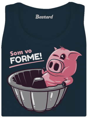 Vo forme dámske tielko klasické Navy