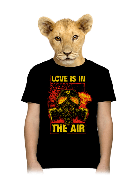 Love is in the Air detské tričko Black