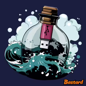 USB odkaz vo fľaši