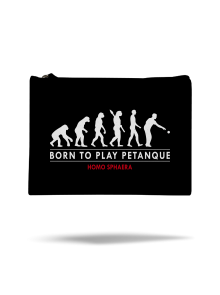 Born to play petanque taštička Black
