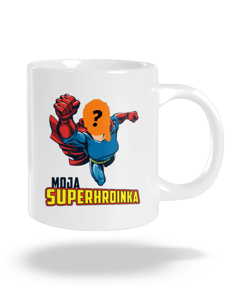 Moja superhrdinka veľký hrnček White