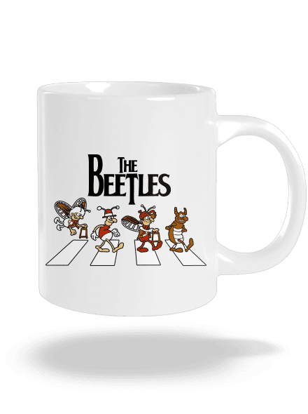 Beatles veľký hrnček White