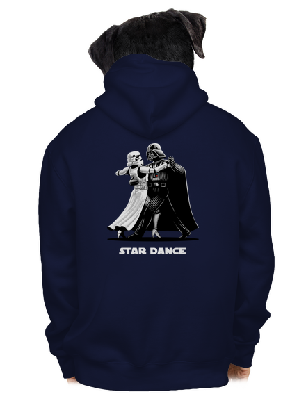 Star dance pánska mikina na zips Navy
