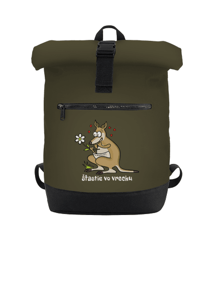 Šťastie vo vrecku batoh Military Green