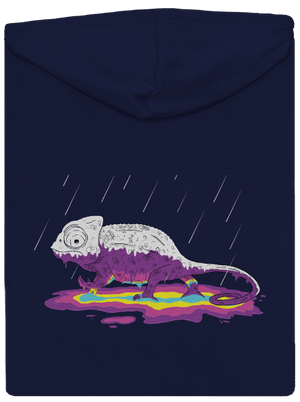 Odkryté tajomstvo pánska mikina na zips Navy