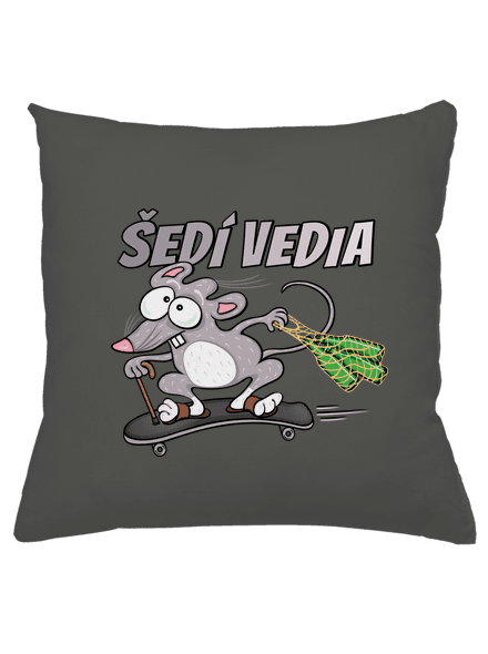 Šedí vedia - myšiak vankúš Gray Pol