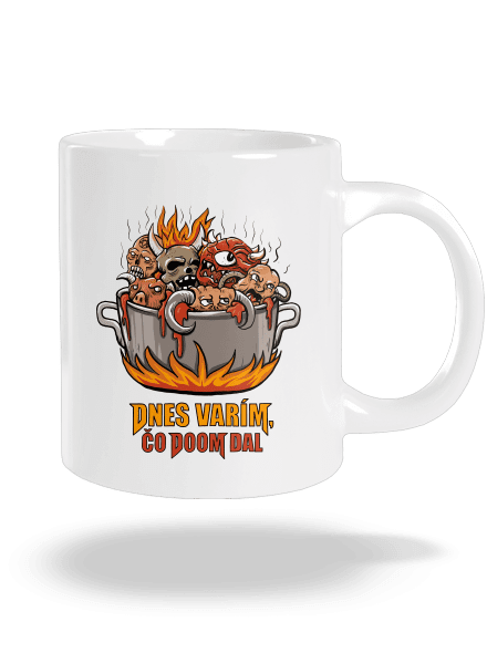 Čo Doom dal veľký hrnček White