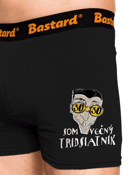 Večný tridsiatnik boxerky Black