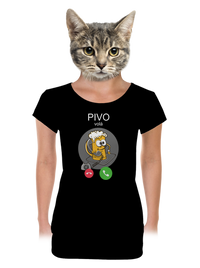 dámske tričko s lemom