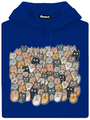 Nájdi čerta dámska mikina klokanka Royal Blue Mal