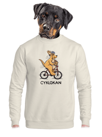 unisex mikina bez kapucne