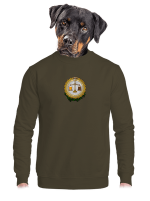 unisex mikina bez kapucne