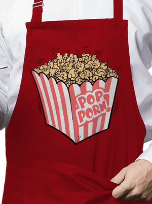 Popporn zástera Red