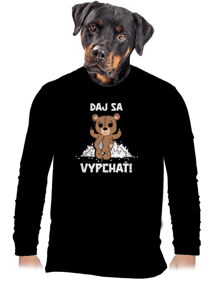 Jdi se vycpat pánske dlhý rukáv Black