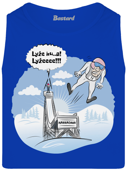Lyže pánske tielko Royal Blue