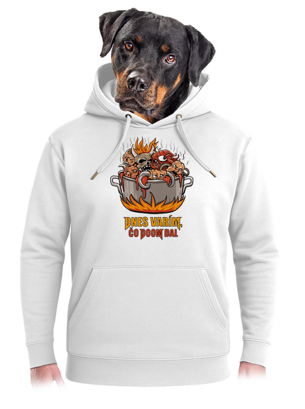 Čo Doom dal unisex mikina premium Snowwhite
