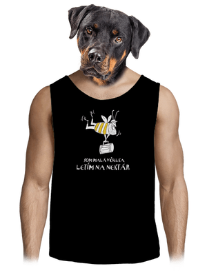 Malá včielka pánske tielko Black