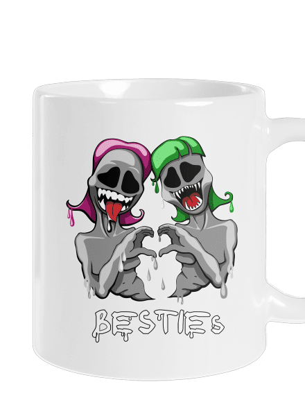 Besties klasický hrnček White