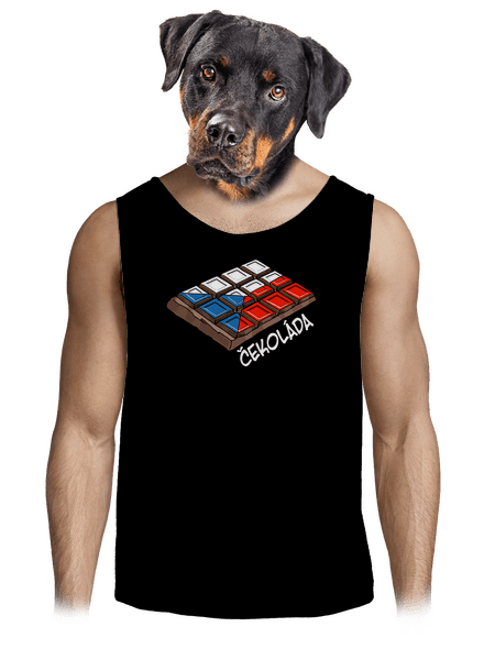 Čekoláda pánske tielko Black